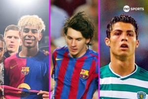 乐鱼-远超梅罗17岁亚马尔百场22球33助 同龄梅西9场1球&amp;C罗19场5球